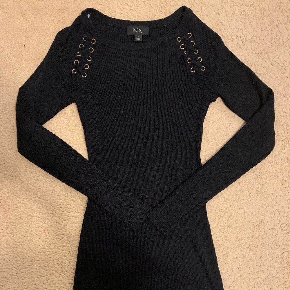 Short Black Sweater Dress